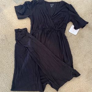 Target Black Maternity Jumpsuit